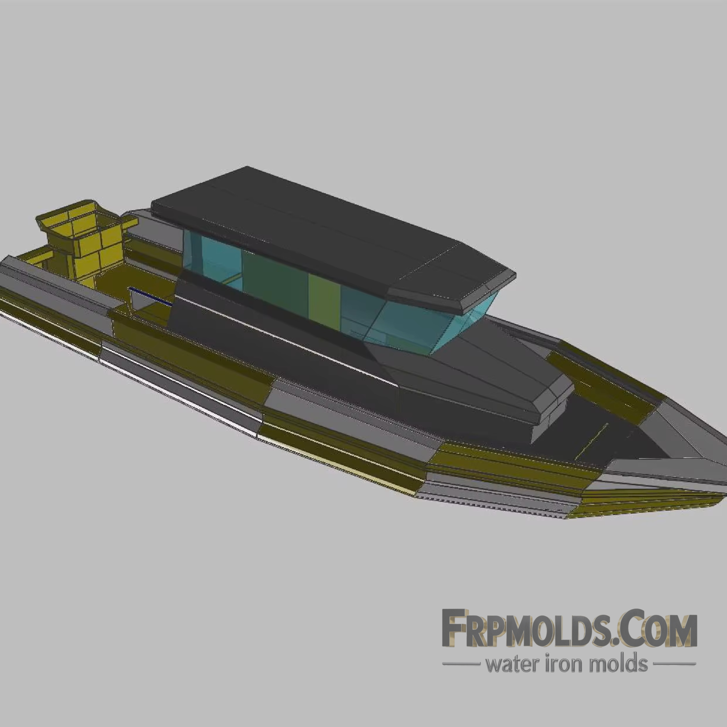 Fiberglass Reinforced Plastic (FRP) Moulds, Customer Finished Yacht Moulds