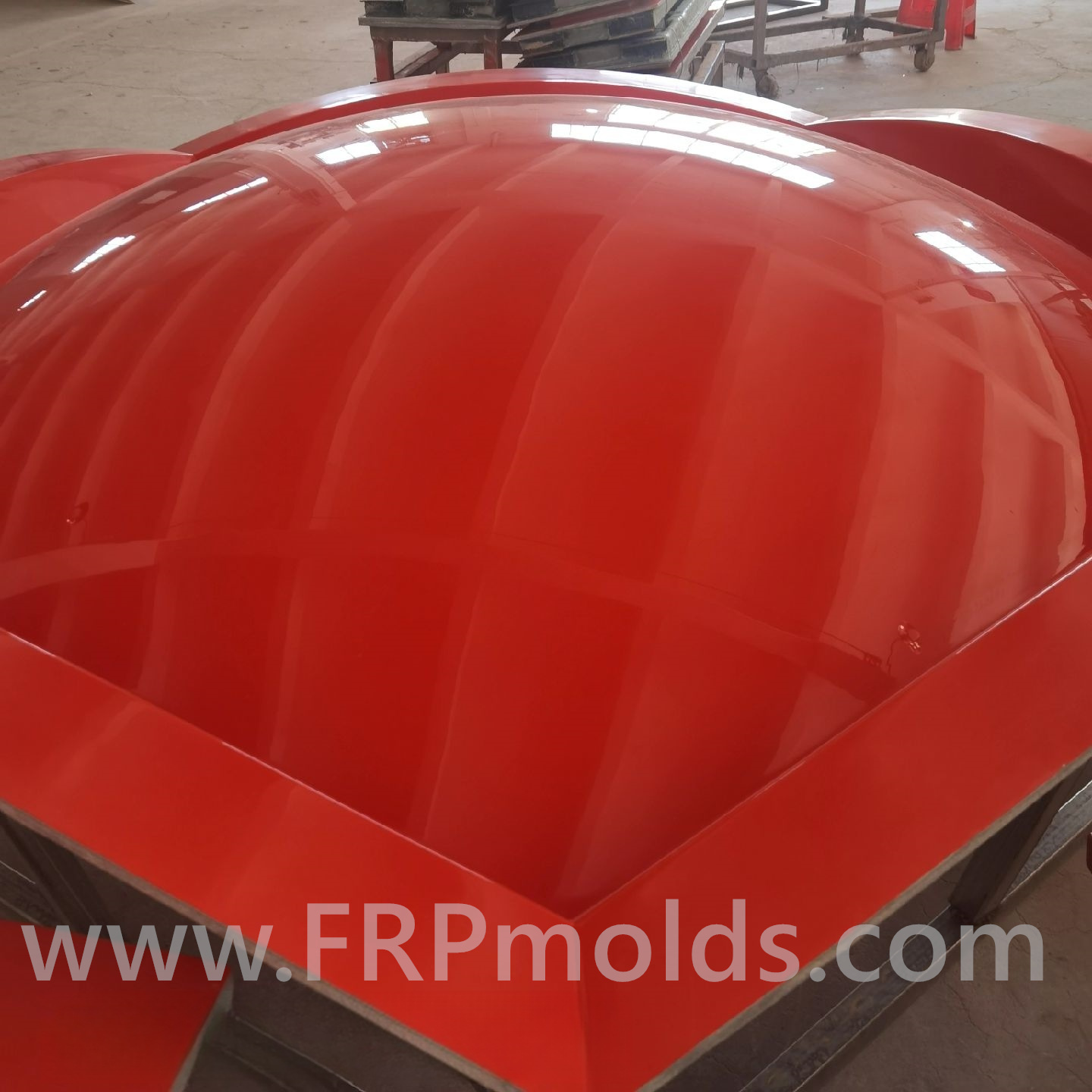 Fiberglass reinforced plastic products, water park slide track molds