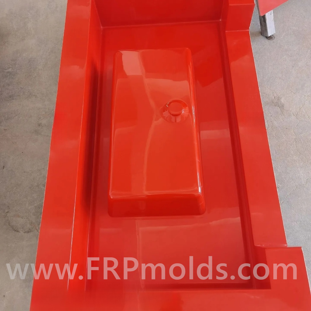 Fiberglass reinforced plastic products, water park slide track molds