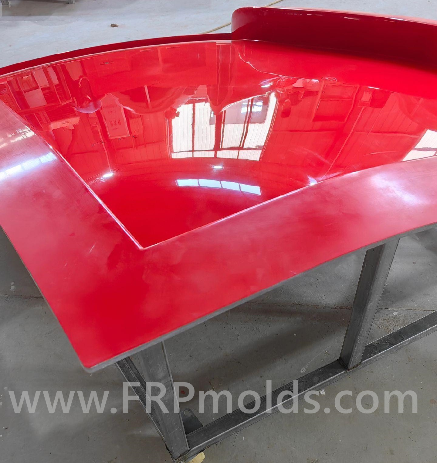 Fiberglass reinforced plastic products, specializing in waterpark track molds