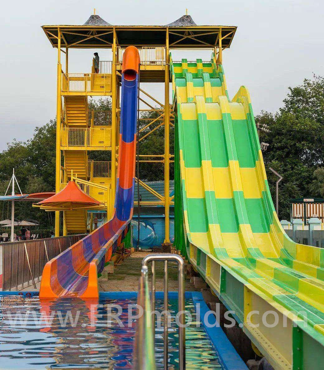 Fiberglass reinforced plastic products, specializing in waterpark track molds