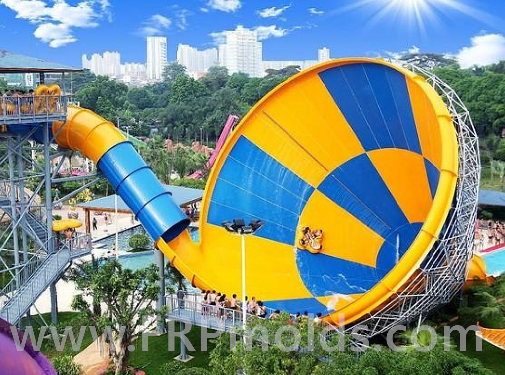 Fiberglass reinforced plastic products, water park slide track molds