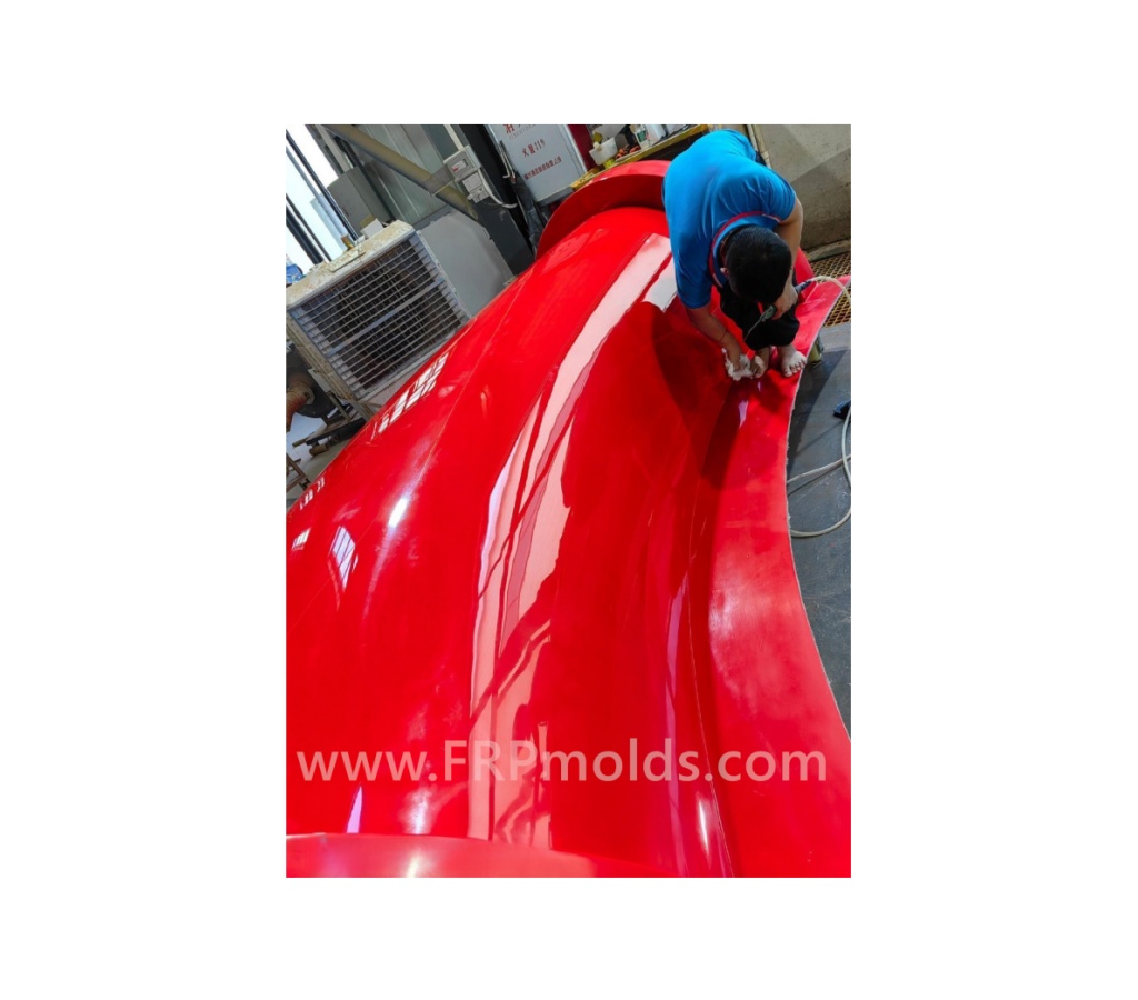 Fiberglass reinforced plastic products, specializing in waterpark track molds