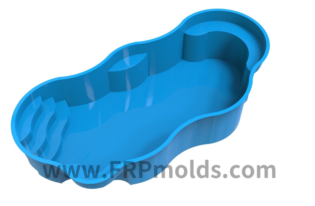 玻璃钢制品，专业户外泳池摸具002型